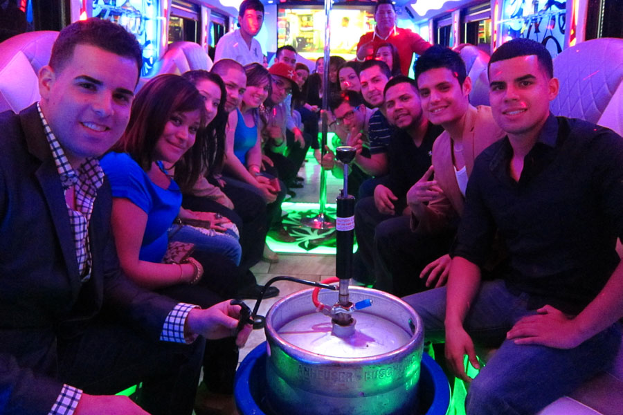 birthday party bus