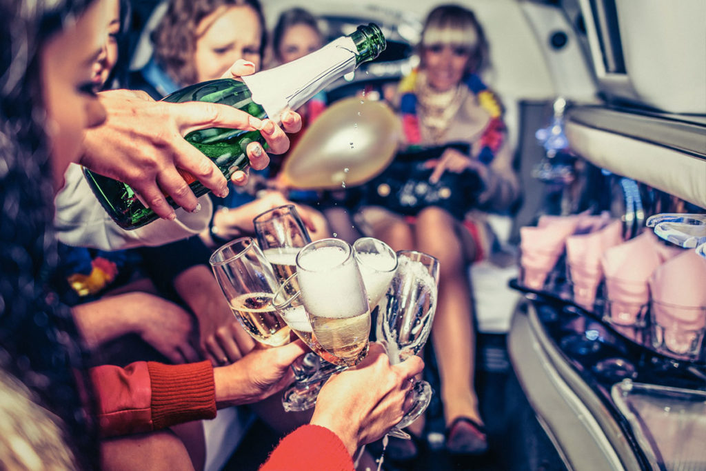 wedding guest transportation party bus